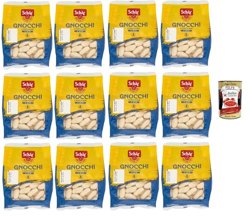 SCHÄR Senza Glutine Gnocchi di patate, Glutenfrei Kartoffel Pasta nudeln, gluten free pasta, 12x 300g + Italian Gourmet polpa 400g SCHÄR Senza Glutine Gnocchi di patate, Glutenfrei Kartoffel Pasta nudeln, gluten free pasta, 12x 300g + Italian Gourmet polpa 400g von Italian Gourmet E.R.