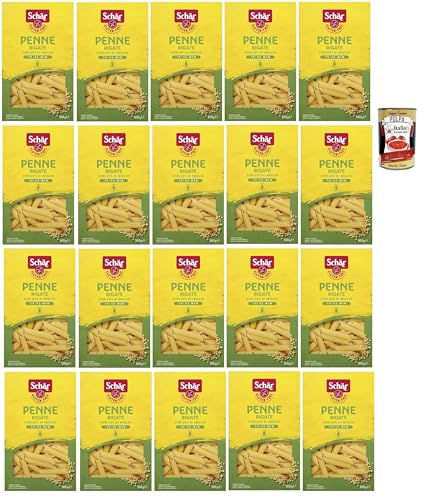 SCHÄR Senza Glutine Penne rigate, Glutenfrei Pasta mit 20% Hirse, gluten free pasta, 20x 500g + Italian Gourmet polpa 400g SCHÄR Senza Glutine Penne rigate, Glutenfrei Pasta mit 20% Hirse, gluten free pasta, 20x 500g + Italian Gourmet polpa 400g von Italian Gourmet E.R.