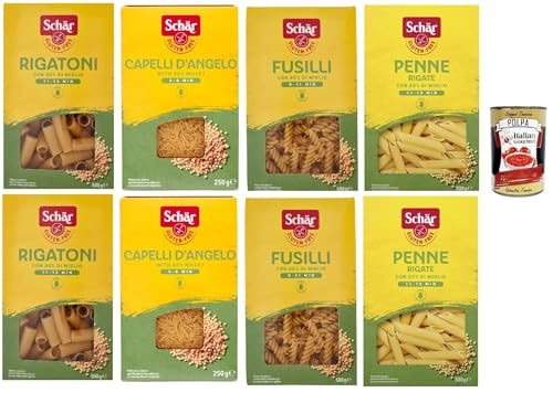 SCHÄR Senza Glutine Testpaket Glutenfrei Pasta mit 20% Hirse, gluten free pasta, 8x 500g + Italian Gourmet polpa 400g SCHÄR Senza Glutine Testpaket Glutenfrei Pasta mit 20% Hirse, gluten free pasta, 8x 500g + Italian Gourmet polpa 400g von Italian Gourmet E.R.