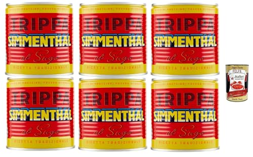 SIMMENTHAL Trippa al sugo, Kaldaunen 6x 420 g Kutteln Fleisch in dose tripe italien + Italian Gourmet polpa 400g SIMMENTHAL Trippa al sugo, Kaldaunen 6x 420 g Kutteln Fleisch in dose tripe italien + Italian Gourmet polpa 400g von Italian Gourmet E.R.