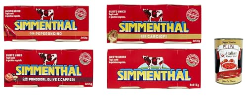 SIMMENTHAL carne in scatola Testpaket , Rindfleisch in Aspik 100% Italienisch Fleisch Aspikfleisch + Italian Gourmet polpa 400g SIMMENTHAL carne in scatola Testpaket , Rindfleisch in Aspik 100% Italienisch Fleisch Aspikfleisch + Italian Gourmet polpa 400g von Italian Gourmet E.R.