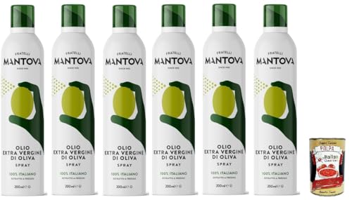 SPRAYLEGGERO, 100% Italienisches Natives Olivenöl Extra, Kaltgepresst 6x 200 ml – durch die Praktische Sprühflasche Können Sie bis zu 90% des Öls Einsparen + Italian Gourmet polpa 400g SPRAYLEGGERO, 100% Italienisches Natives Olivenöl Extra, Kaltgepresst 6x 200 ml – durch die Praktische Sprühflasche Können Sie bis zu 90% des Öls Einsparen + Italian Gourmet polpa 400g von Italian Gourmet E.R.