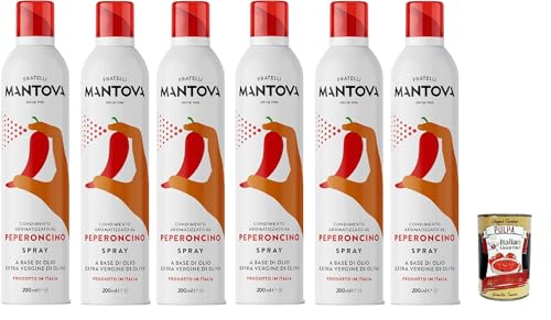 SPRAYLEGGERO Natives Olivenöl Extra Aromatisiert mit Chili 6x 200 ml - durch die Praktische Sprühflasche Können Sie bis zu 90% des Öls Einsparen + Italian Gourmet polpa 400g SPRAYLEGGERO Natives Olivenöl Extra Aromatisiert mit Chili 6x 200 ml - durch die Praktische Sprühflasche Können Sie bis zu 90% des Öls Einsparen + Italian Gourmet polpa 400g von Italian Gourmet E.R.
