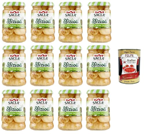Saclà Sfiziolì Carciofini Tagliati Geschnittene Artischocken 12x205 g+ Italian Gourmet polpa 400g Saclà Sfiziolì Carciofini Tagliati Geschnittene Artischocken 12x205 g+ Italian Gourmet polpa 400g von Italian Gourmet E.R.