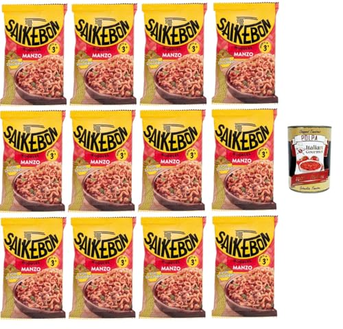 Saikebon- Noodles Orientali al Manzo Nudeln Orientalisches Rindfleisch 12x79gr + Italian Gourmet polpa 400g Saikebon- Noodles Orientali al Manzo Nudeln Orientalisches Rindfleisch 12x79gr + Italian Gourmet polpa 400g von Italian Gourmet E.R.
