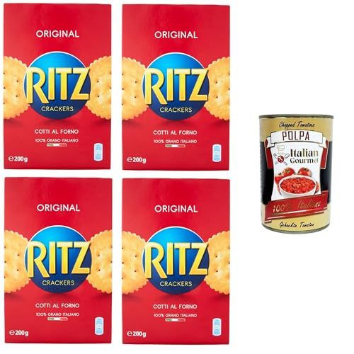 Saiwa Salatini Ritz Astucciati, Brezeln Ritz verpackt, 4x 200g+ Italian Gourmet polpa 400g Saiwa Salatini Ritz Astucciati, Brezeln Ritz verpackt, 4x 200g+ Italian Gourmet polpa 400g von Italian Gourmet E.R.