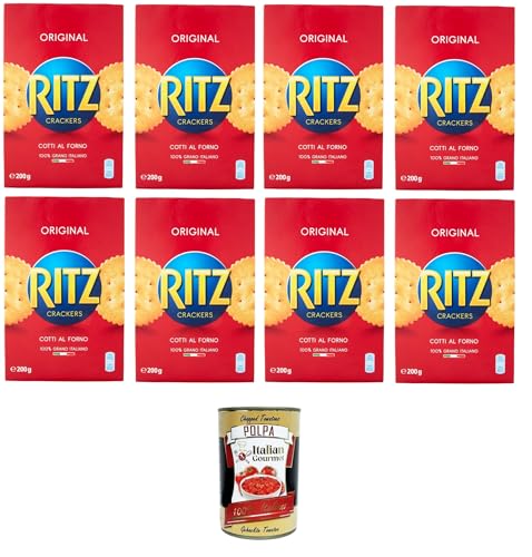Saiwa Salatini Ritz Astucciati, Brezeln Ritz verpackt, 8x 200g+ Italian Gourmet polpa 400g Saiwa Salatini Ritz Astucciati, Brezeln Ritz verpackt, 8x 200g+ Italian Gourmet polpa 400g von Italian Gourmet E.R.