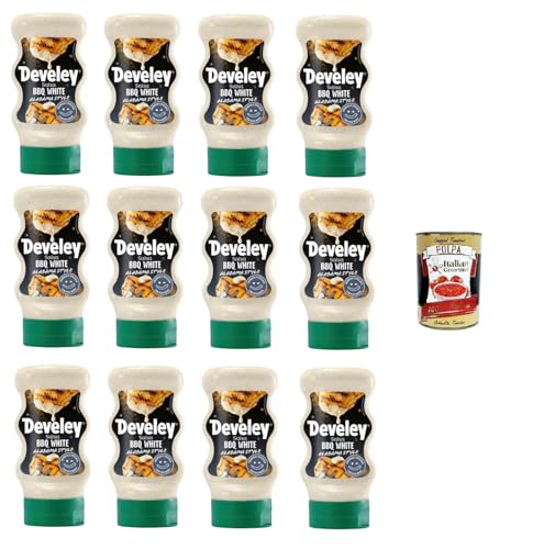 Salsa BBQ WHITE Alabama Style WEISSE BBQ-Sauce Cremig und würzig mit schwarzem Pfeffer 12x 250gr + Italian Gourmet Polpa 400g Salsa BBQ WHITE Alabama Style WEISSE BBQ-Sauce Cremig und würzig mit schwarzem Pfeffer 12x 250gr + Italian Gourmet Polpa 400g von Italian Gourmet E.R.