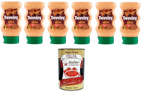 Salsa Burger squeeze, Senza glutine, Glutenfreie Burgersauce 6x 250ml + Italian Gourmet polpa 400g Salsa Burger squeeze, Senza glutine, Glutenfreie Burgersauce 6x 250ml + Italian Gourmet polpa 400g von Italian Gourmet E.R.