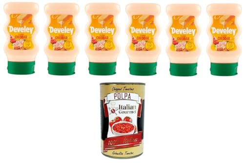 Salsa Cheddar, a base di formaggio,Cheddar-Sauce, Käsebasis 6x250ml + Italian Gourmet polpa 400g Salsa Cheddar, a base di formaggio,Cheddar-Sauce, Käsebasis 6x250ml + Italian Gourmet polpa 400g von Italian Gourmet E.R.