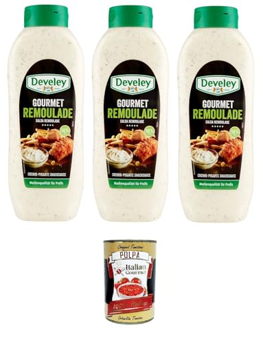 Salsa Gourmet Remoulade Con Cetrioli squeeze mit Gurken 3x 875ml+ Italian Gourmet polpa 400g Salsa Gourmet Remoulade Con Cetrioli squeeze mit Gurken 3x 875ml+ Italian Gourmet polpa 400g von Italian Gourmet E.R.