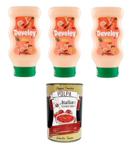 Salsa Rosa Soße Squeeze 3x 410ml + Italian Gourmet polpa 400g Salsa Rosa Soße Squeeze 3x 410ml + Italian Gourmet polpa 400g von Italian Gourmet E.R.