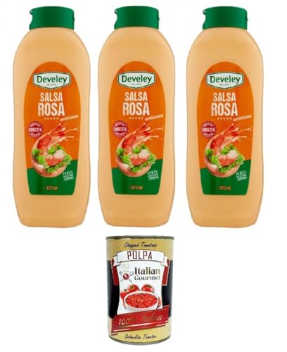 Salsa Rosa Soße TOPDOWN 3x 875ml + Italian Gourmet polpa 400g Salsa Rosa Soße TOPDOWN 3x 875ml + Italian Gourmet polpa 400g von Italian Gourmet E.R.