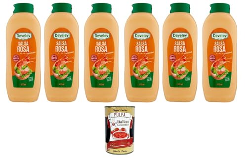 Salsa Rosa Soße TOPDOWN 6x 875ml + Italian Gourmet polpa 400g Salsa Rosa Soße TOPDOWN 6x 875ml + Italian Gourmet polpa 400g von Italian Gourmet E.R.