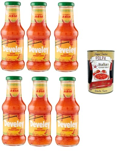 Salsa Sauce Sweet Chili Süß-saure Soße 6x250 ml + Italian Gourmet polpa 400g Salsa Sauce Sweet Chili Süß-saure Soße 6x250 ml + Italian Gourmet polpa 400g von Italian Gourmet E.R.