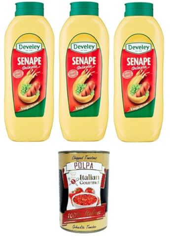 Salsa Senape Delicata Zarte Senfsauce TOPDOWN 3x 875ml+ Italian Gourmet polpa 400g Salsa Senape Delicata Zarte Senfsauce TOPDOWN 3x 875ml+ Italian Gourmet polpa 400g von Italian Gourmet E.R.
