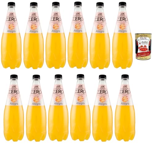 San Benedetto Allegra Zero PET aperitivo ohne Zucker 12x 0,75l, ohne Zucker Orangensaft Softdrink ohne Zucker, erfrischend orange Aperitiv-Aperif sugarfree + Italian Gourmet polpa 400g San Benedetto Allegra Zero PET aperitivo ohne Zucker 12x 0,75l, ohne Zucker Orangensaft Softdrink ohne Zucker, erfrischend orange Aperitiv-Aperif sugarfree + Italian Gourmet polpa 400g von Italian Gourmet E.R.