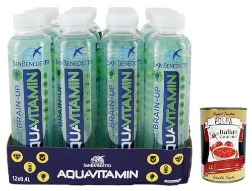 San Benedetto Aquavitamin Brain-Up 12x 400 ml, Wasser mit Kiwi, Apfel und Granatapfel, water with Kiwi, Apple and Pomegranate + Italian Gourmet polpa 400g San Benedetto Aquavitamin Brain-Up 12x 400 ml, Wasser mit Kiwi, Apfel und Granatapfel, water with Kiwi, Apple and Pomegranate + Italian Gourmet polpa 400g von Italian Gourmet E.R.