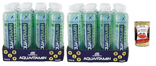 San Benedetto Aquavitamin Brain-Up 24x 400 ml, Wasser mit Kiwi, Apfel und Granatapfel, water with Kiwi, Apple and Pomegranate + Italian Gourmet polpa 400g San Benedetto Aquavitamin Brain-Up 24x 400 ml, Wasser mit Kiwi, Apfel und Granatapfel, water with Kiwi, Apple and Pomegranate + Italian Gourmet polpa 400g von Italian Gourmet E.R.