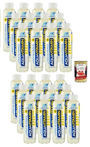 San Benedetto Aquavitamin D-Fence, wasser mit Lemon PET Flasche, water flavored with lemon, 24x 40cl + Italian Gourmet polpa 400g San Benedetto Aquavitamin D-Fence, wasser mit Lemon PET Flasche, water flavored with lemon, 24x 40cl + Italian Gourmet polpa 400g von Italian Gourmet E.R.