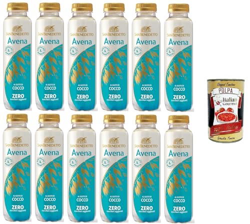San Benedetto Avena al Gusto di Cocco Haferflocken mit Kokosgeschmack 12x 40cl + Italian Gourmet Polpa di Pomodoro 400g San Benedetto Avena al Gusto di Cocco Haferflocken mit Kokosgeschmack 12x 40cl + Italian Gourmet Polpa di Pomodoro 400g von Italian Gourmet E.R.