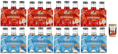 San Benedetto Ben's Testpaket, bitter rosso und bianco,aperitivo 48x 100ml, Ingwer Aperitif ohne Alkohol bitter + Italian Gourmet polpa 400g San Benedetto Ben's Testpaket, bitter rosso und bianco,aperitivo 48x 100ml, Ingwer Aperitif ohne Alkohol bitter + Italian Gourmet polpa 400g von Italian Gourmet E.R.
