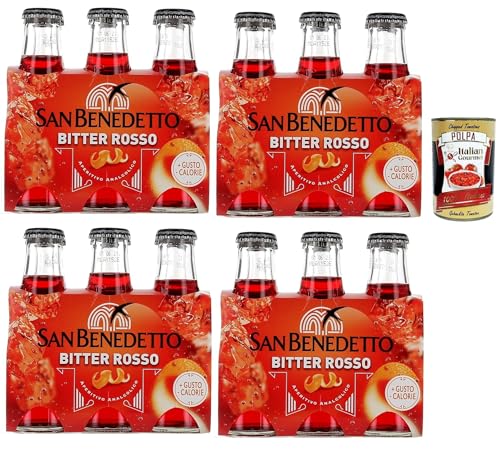 San Benedetto Ben's bitter rosso Ginger aperitivo 24x 100ml, Ingwer Aperitif ohne Alkohol bitter + Italian Gourmet polpa 400g San Benedetto Ben's bitter rosso Ginger aperitivo 24x 100ml, Ingwer Aperitif ohne Alkohol bitter + Italian Gourmet polpa 400g von Italian Gourmet E.R.