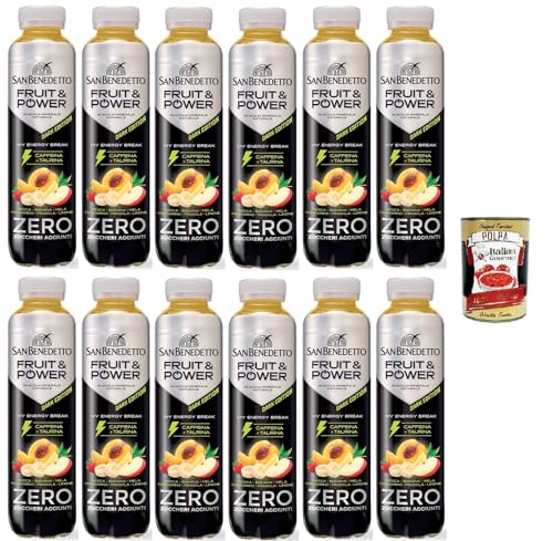 San Benedetto- Fruit & Power Zero Dark Edition ohne Zuckerzusatz 12x 400ml+ Italian Gourmet polpa 400g San Benedetto- Fruit & Power Zero Dark Edition ohne Zuckerzusatz 12x 400ml+ Italian Gourmet polpa 400g von Italian Gourmet E.R.