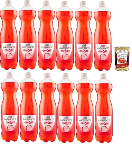 San Benedetto Ginger, Cocktail Ingwer Bitter Aperitivo PET 12x 1,5 l italienisches Softdrink + Italian Gourmet polpa 400g San Benedetto Ginger, Cocktail Ingwer Bitter Aperitivo PET 12x 1,5 l italienisches Softdrink + Italian Gourmet polpa 400g von Italian Gourmet E.R.