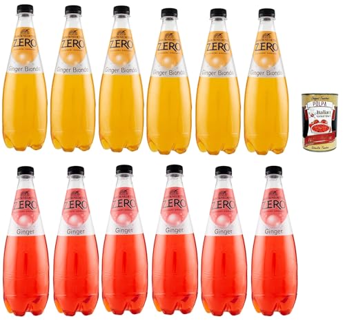 San Benedetto Ginger Testpaket Zero PET aperitivo ohne Zucker 12x 0,75l, hne Zucker Softdrink ohne Zucker, erfrischend Aperitiv-Aperif sugarfree + Italian Gourmet polpa 400g San Benedetto Ginger Testpaket Zero PET aperitivo ohne Zucker 12x 0,75l, hne Zucker Softdrink ohne Zucker, erfrischend Aperitiv-Aperif sugarfree + Italian Gourmet polpa 400g von Italian Gourmet E.R.