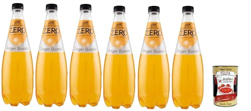 San Benedetto Ginger biondo Zero PET aperitivo ohne Zucker 6x 0,75l, hne Zucker Softdrink ohne Zucker, erfrischend Aperitiv-Aperif sugarfree + Italian Gourmet polpa 400g San Benedetto Ginger biondo Zero PET aperitivo ohne Zucker 6x 0,75l, hne Zucker Softdrink ohne Zucker, erfrischend Aperitiv-Aperif sugarfree + Italian Gourmet polpa 400g von Italian Gourmet E.R.
