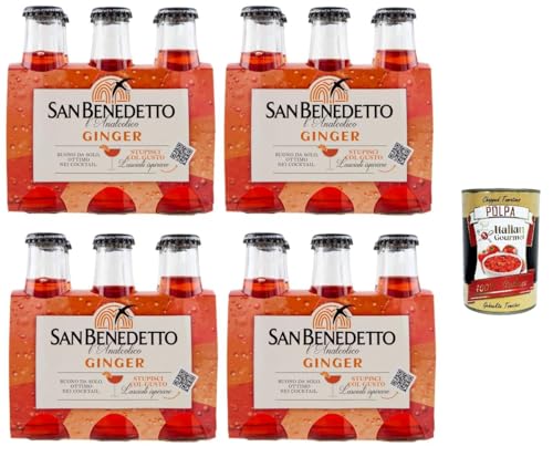 San Benedetto Ginger l'analcolico, Buono da solo, Ottimo nei cocktail Ingwer, der alkoholfreie, gut pur, hervorragend in Cocktails 24x10cl+ Italian Gourmet polpa 400g San Benedetto Ginger l'analcolico, Buono da solo, Ottimo nei cocktail Ingwer, der alkoholfreie, gut pur, hervorragend in Cocktails 24x10cl+ Italian Gourmet polpa 400g von Italian Gourmet E.R.