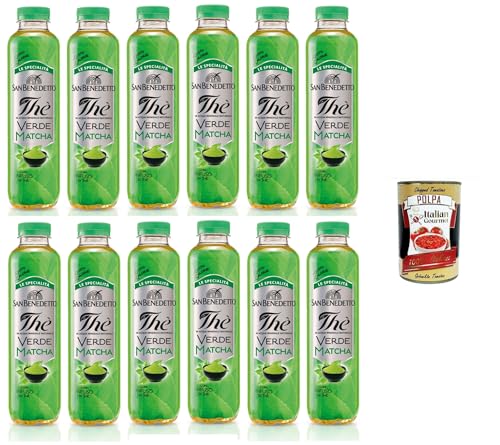 San Benedetto "Le Specialità" Thè Verde Matcha „Die Spezialitäten“ Matcha-Grüntee 12x400ml + Italian Gourmet polpa 400g San Benedetto "Le Specialità" Thè Verde Matcha „Die Spezialitäten“ Matcha-Grüntee 12x400ml + Italian Gourmet polpa 400g von Italian Gourmet E.R.