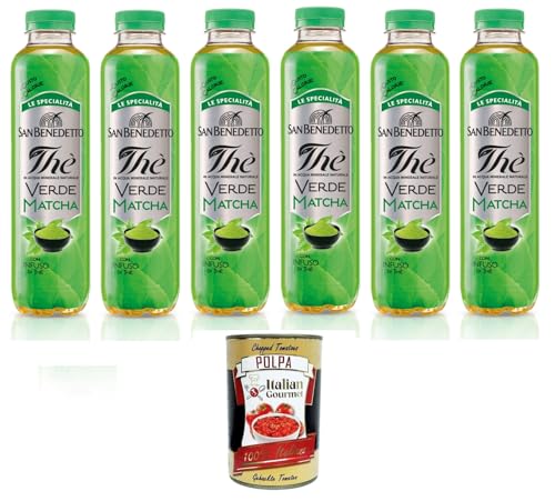 San Benedetto "Le Specialità" Thè Verde Matcha „Die Spezialitäten“ Matcha-Grüntee 6x400ml + Italian Gourmet polpa 400g San Benedetto "Le Specialità" Thè Verde Matcha „Die Spezialitäten“ Matcha-Grüntee 6x400ml + Italian Gourmet polpa 400g von Italian Gourmet E.R.