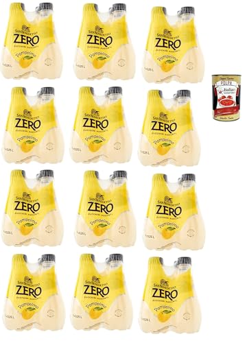 San Benedetto Pompelmo Zero PET ohne Zucker 48x 0,25l, Grapefruit, Limonade orange ohne Zucker, soft drink sugarfree + Italian Gourmet polpa 400g San Benedetto Pompelmo Zero PET ohne Zucker 48x 0,25l, Grapefruit, Limonade orange ohne Zucker, soft drink sugarfree + Italian Gourmet polpa 400g von Italian Gourmet E.R.