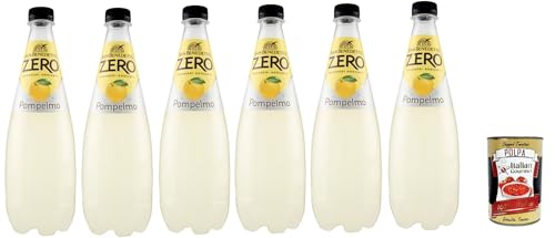 San Benedetto Pompelmo Zero PET ohne Zucker 6x 0,75l, Grapefruit, Limonade orange ohne Zucker, soft drink sugarfree + Italian Gourmet polpa 400g San Benedetto Pompelmo Zero PET ohne Zucker 6x 0,75l, Grapefruit, Limonade orange ohne Zucker, soft drink sugarfree + Italian Gourmet polpa 400g von Italian Gourmet E.R.