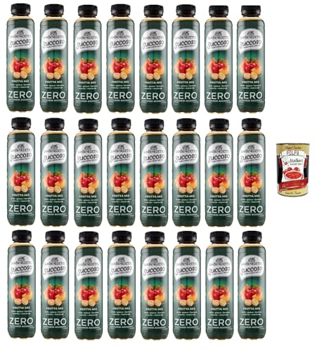 San Benedetto Succoso Zero Frutta Mix PET 24x 40cl, PET Frucht mischung, ohne zucker Fruchtsaft saft, fruit mix juice sugar free + Italian Gourmet polpa 400g San Benedetto Succoso Zero Frutta Mix PET 24x 40cl, PET Frucht mischung, ohne zucker Fruchtsaft saft, fruit mix juice sugar free + Italian Gourmet polpa 400g von Italian Gourmet E.R.