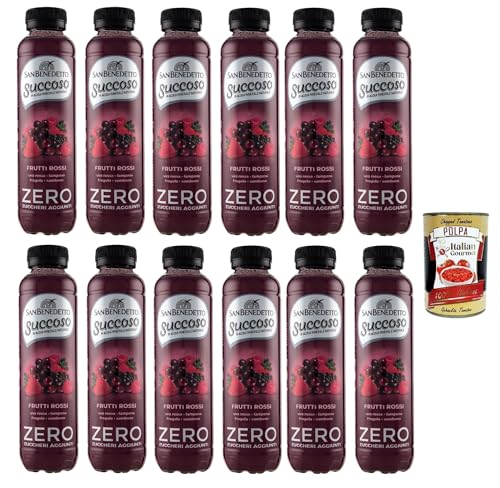 San Benedetto Succoso Zero Frutti rossi PET 12x 40cl, PET, Rote Früchte, ohne zucker Fruchtsaft saft, redberries juice sugar free + Italian Gourmet polpa 400g San Benedetto Succoso Zero Frutti rossi PET 12x 40cl, PET, Rote Früchte, ohne zucker Fruchtsaft saft, redberries juice sugar free + Italian Gourmet polpa 400g von Italian Gourmet E.R.