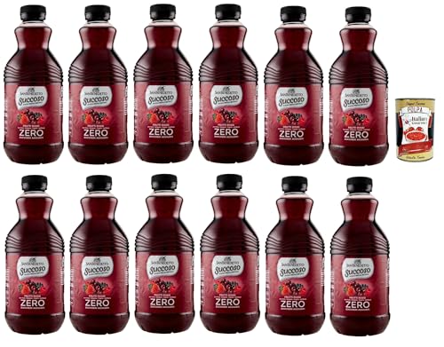 San Benedetto Succoso Zero Frutti rossi PET 12x 90cl, PET, Rote Früchte, ohne zucker Fruchtsaft saft, redberries juice sugar free + Italian Gourmet polpa 400g San Benedetto Succoso Zero Frutti rossi PET 12x 90cl, PET, Rote Früchte, ohne zucker Fruchtsaft saft, redberries juice sugar free + Italian Gourmet polpa 400g von Italian Gourmet E.R.