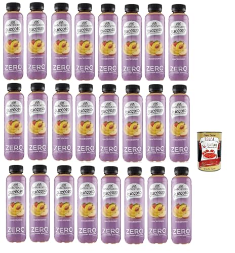 San Benedetto Succoso Zero Macedonia PET 24x 40cl, PET Mazedonien ohne zucker Fruchtsaft saft, Macedonia juice sugar free + Italian Gourmet polpa 400g San Benedetto Succoso Zero Macedonia PET 24x 40cl, PET Mazedonien ohne zucker Fruchtsaft saft, Macedonia juice sugar free + Italian Gourmet polpa 400g von Italian Gourmet E.R.