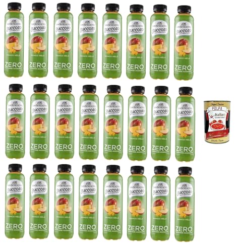 San Benedetto Succoso Zero Mango e Mela PET 24x 40cl, PET Mango und Apfel ohne zucker Fruchtsaft saft, Mango and apple juice sugar free + Italian Gourmet polpa 400g San Benedetto Succoso Zero Mango e Mela PET 24x 40cl, PET Mango und Apfel ohne zucker Fruchtsaft saft, Mango and apple juice sugar free + Italian Gourmet polpa 400g von Italian Gourmet E.R.