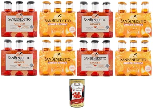 San Benedetto Testpaket Ginger & Ginger Biondo l'analcolico, Buono da solo, Ottimo nei cocktail Ingwer, der alkoholfreie, gut pur, hervorragend in Cocktails 48x10cl+ Italian Gourmet polpa 400g San Benedetto Testpaket Ginger & Ginger Biondo l'analcolico, Buono da solo, Ottimo nei cocktail Ingwer, der alkoholfreie, gut pur, hervorragend in Cocktails 48x10cl+ Italian Gourmet polpa 400g von Italian Gourmet E.R.