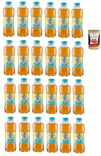 San Benedetto Thè Deteinato Limone 24x 500ml, entkoffeiniert Eistee The' Zitrone PET Einweg, ice tea erfrischend, Ohne Konservierungsstoffe und künstliche Farbstoffe + Italian Gourmet polpa 400g San Benedetto Thè Deteinato Limone 24x 500ml, entkoffeiniert Eistee The' Zitrone PET Einweg, ice tea erfrischend, Ohne Konservierungsstoffe und künstliche Farbstoffe + Italian Gourmet polpa 400g von Italian Gourmet E.R.