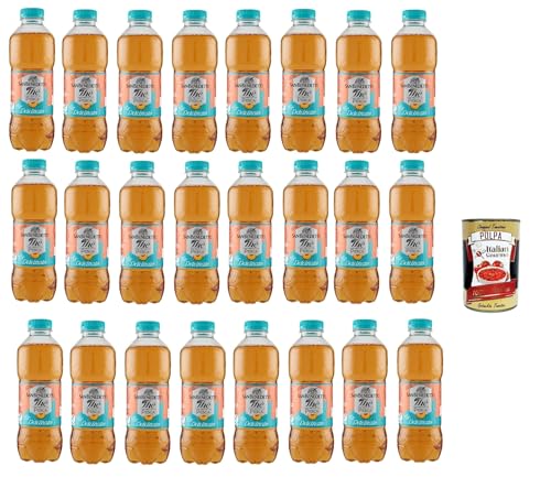 San Benedetto Thè Deteinato Pesca 24x 500ml, entkoffeiniert Eistee The' Pfirsch PET Einweg, ice tea erfrischend, Ohne Konservierungsstoffe und künstliche Farbstoffe + Italian Gourmet polpa 400g San Benedetto Thè Deteinato Pesca 24x 500ml, entkoffeiniert Eistee The' Pfirsch PET Einweg, ice tea erfrischend, Ohne Konservierungsstoffe und künstliche Farbstoffe + Italian Gourmet polpa 400g von Italian Gourmet E.R.