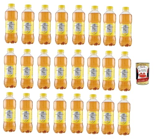 San Benedetto Thè Limone 24x 500ml, Eistee The' Zitrone PET Einweg, ice tea erfrischend, Ohne Konservierungsstoffe und künstliche Farbstoffe + Italian Gourmet polpa 400g San Benedetto Thè Limone 24x 500ml, Eistee The' Zitrone PET Einweg, ice tea erfrischend, Ohne Konservierungsstoffe und künstliche Farbstoffe + Italian Gourmet polpa 400g von Italian Gourmet E.R.