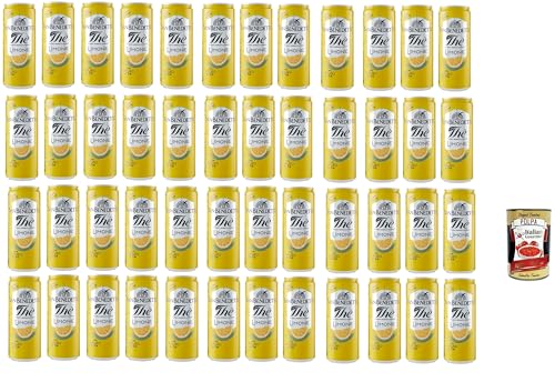 San Benedetto Thè Limone 48x 33cl, Eistee The' Zitrone dosen Einweg, ice tea erfrischend, Ohne Konservierungsstoffe und künstliche Farbstoffe + Italian Gourmet polpa 400g San Benedetto Thè Limone 48x 33cl, Eistee The' Zitrone dosen Einweg, ice tea erfrischend, Ohne Konservierungsstoffe und künstliche Farbstoffe + Italian Gourmet polpa 400g von Italian Gourmet E.R.