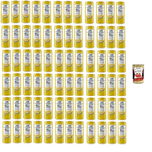 San Benedetto Thè Limone 72x 33cl, Eistee The' Zitrone dosen Einweg, ice tea erfrischend, Ohne Konservierungsstoffe und künstliche Farbstoffe + Italian Gourmet polpa 400g San Benedetto Thè Limone 72x 33cl, Eistee The' Zitrone dosen Einweg, ice tea erfrischend, Ohne Konservierungsstoffe und künstliche Farbstoffe + Italian Gourmet polpa 400g von Italian Gourmet E.R.