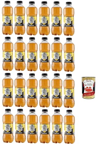 San Benedetto Thè Limone zero 24x 500ml, Eistee The' Zitrone ohne Zucker PET Einweg, ice tea erfrischend, Ohne Konservierungsstoffe und künstliche Farbstoffe + Italian Gourmet polpa 400g San Benedetto Thè Limone zero 24x 500ml, Eistee The' Zitrone ohne Zucker PET Einweg, ice tea erfrischend, Ohne Konservierungsstoffe und künstliche Farbstoffe + Italian Gourmet polpa 400g von Italian Gourmet E.R.