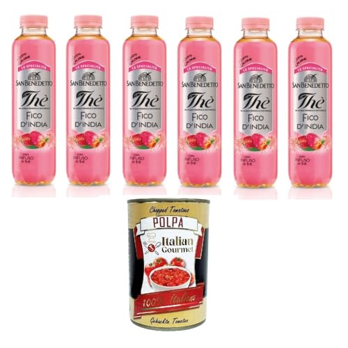 San Benedetto Thè al FICO D'INDIA Kaktusfeige-Eistee Einweg alkoholfreies Getränk erfrischendes Getränk 6x400ml+ Italian Gourmet polpa 400g San Benedetto Thè al FICO D'INDIA Kaktusfeige-Eistee Einweg alkoholfreies Getränk erfrischendes Getränk 6x400ml+ Italian Gourmet polpa 400g von Italian Gourmet E.R.