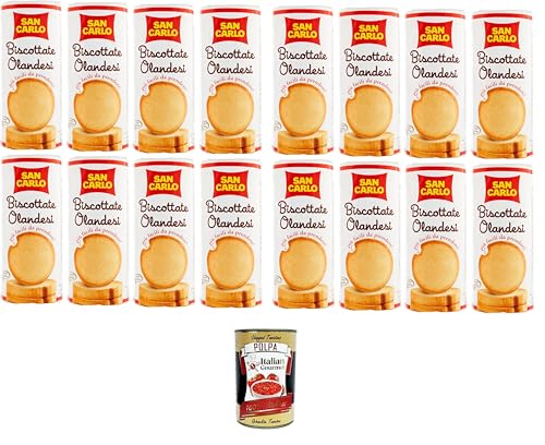 San Carlo Biscottate Olandesi, più facili da prendere Holländische Kekse, einfacher zu verzehren, 16x125g+ Italian Gourmet polpa 400g San Carlo Biscottate Olandesi, più facili da prendere Holländische Kekse, einfacher zu verzehren, 16x125g+ Italian Gourmet polpa 400g von Italian Gourmet E.R.
